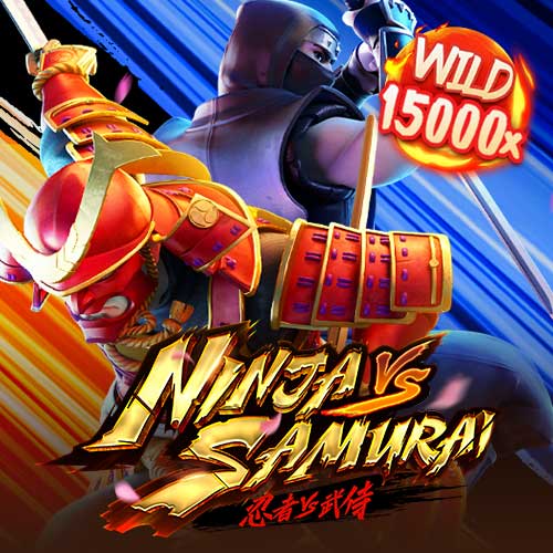 Banner Ninja vs Samurai สล็อตค่าย PG Slot ทดลองเล่นสล็อตค่าย PG