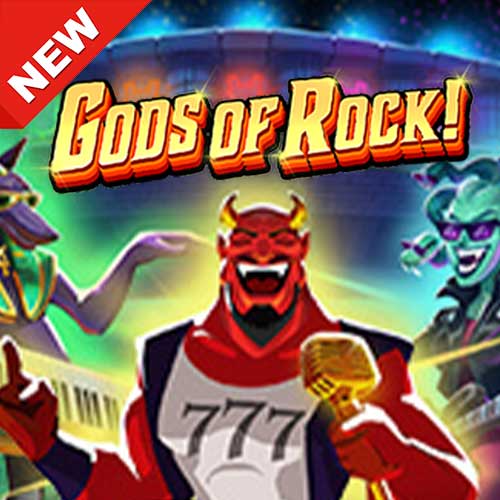 Banner Gods of Rock ทดลองเล่นสล็อตฟรี เกมแตกง่าย จากค่าย Thunderkick