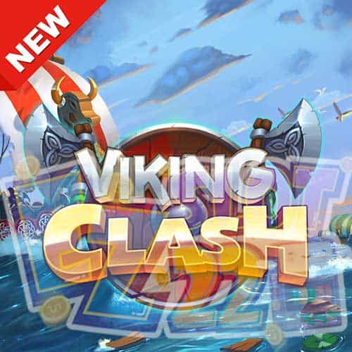 Banner Viking clash ค่ายเกม Push gaming ทดลองเล่นสล็อตฟรี เว็บตรง 2023