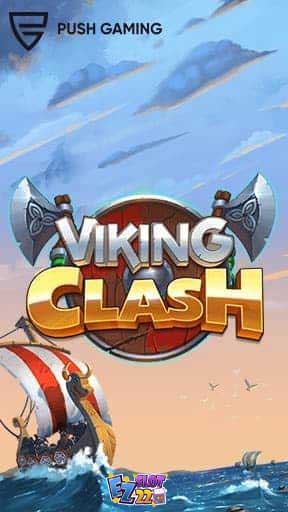 Icon Viking clash ค่ายเกม Push gaming ทดลองเล่นสล็อตฟรี เว็บตรง 2023