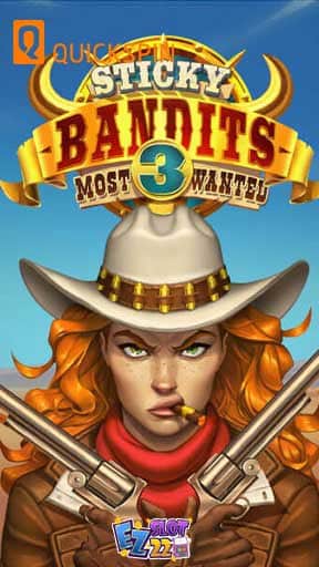 Icon Sticky Bandits 3 Most Wanted ทดลองเล่นสล็อต ค่ายQuickSpin เกมใหม่2023 ล่าสุด
