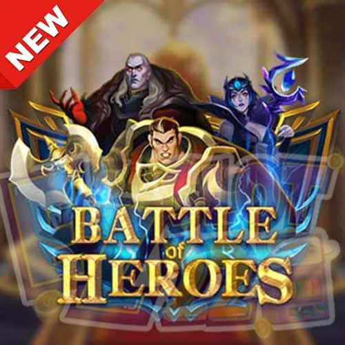 Banner Battle of Heroes ทดลองเล่นสล็อต ค่าย AdvantPlay เกมใหม่2023